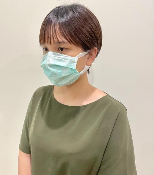 女生短髮、設計染、日系