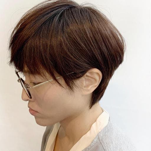 女生短髮、女生染髮、短瀏海
