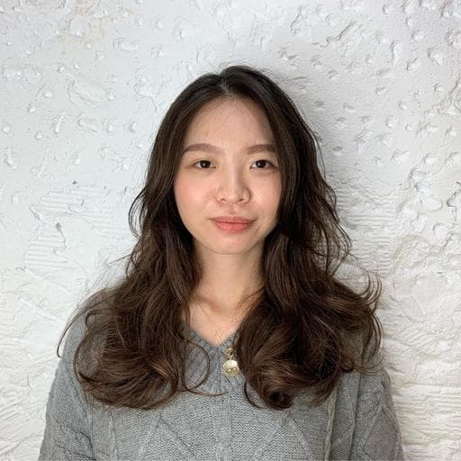 長瀏海、女生長髮、溫塑燙