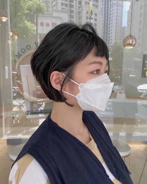 短髮女神系、台中髮型師、精靈短髮