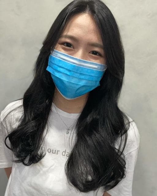 長瀏海、女生染燙、C字燙