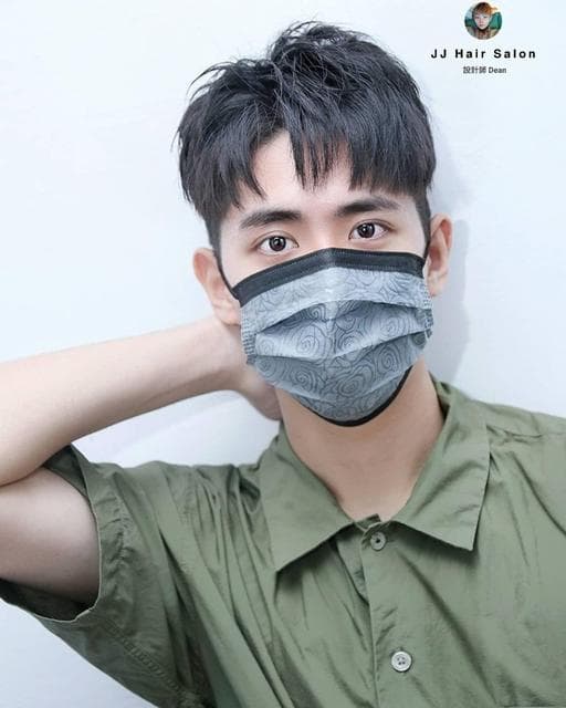 男生短髮、台北東區、粗硬髮