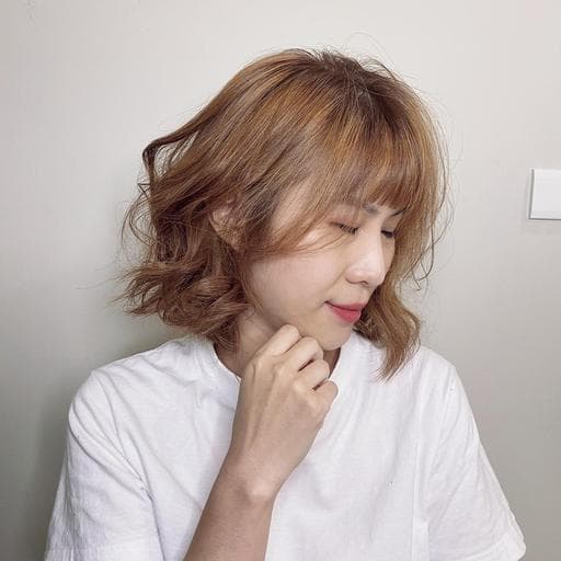 女生中長髮、漂色、女生染髮