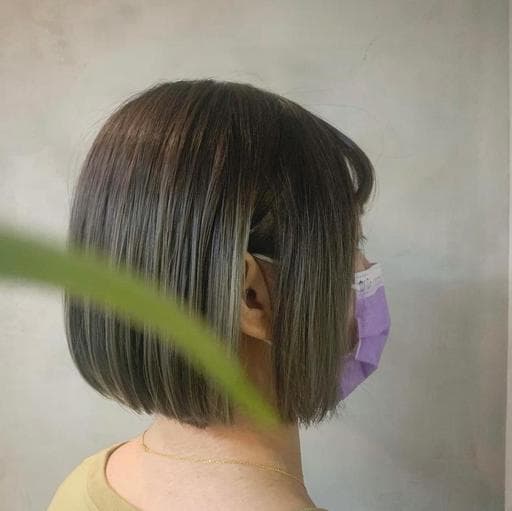 女生短髮、短瀏海、女生染髮