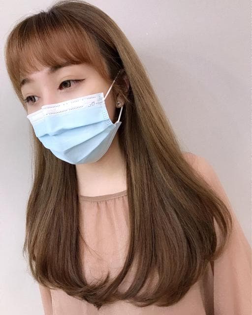 C字燙、女生長髮、短瀏海