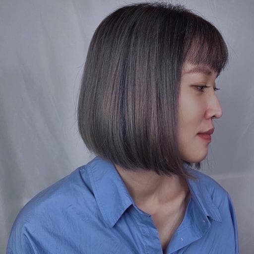 女生短髮、特殊色、漂色