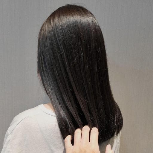 女生中長髮、不用漂髮、細軟髮
