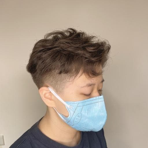 染髮、男生短髮、韓系