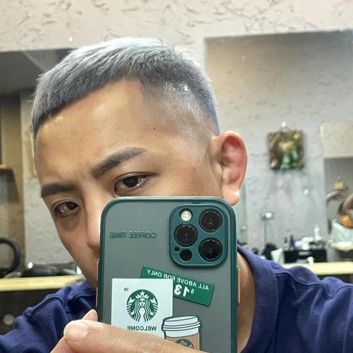 型男必備、設計染、男生短髮