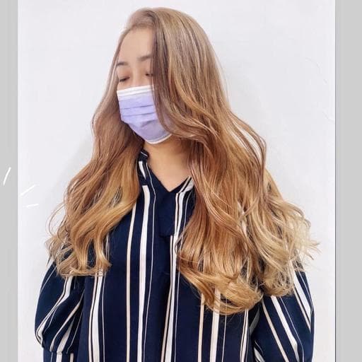 長瀏海、女生染燙、浪漫大卷