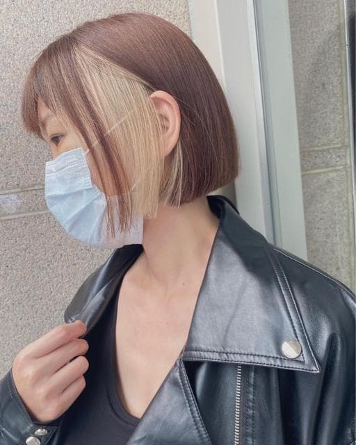 女生短髮、鮑伯頭、設計染