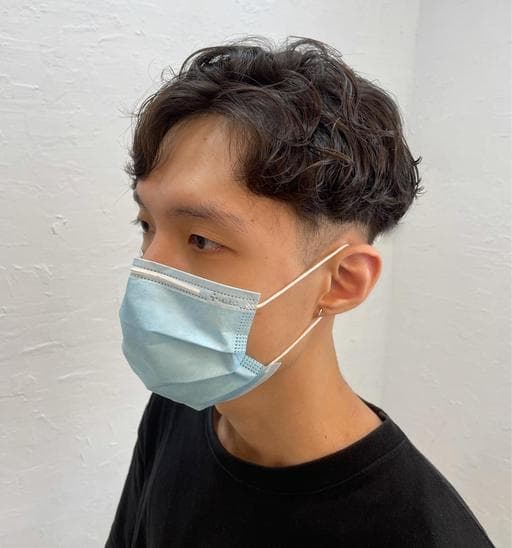 男生短髮、韓系捲度、短瀏海