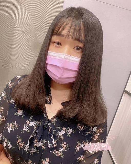 燙直、女生長髮、燙型不燙捲