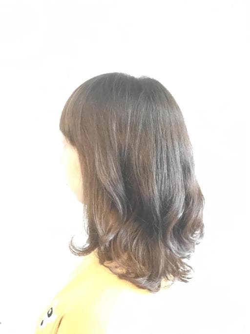 女生中長髮、質感、蓬鬆感