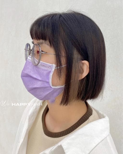 女生短髮、三角臉、中性頭皮