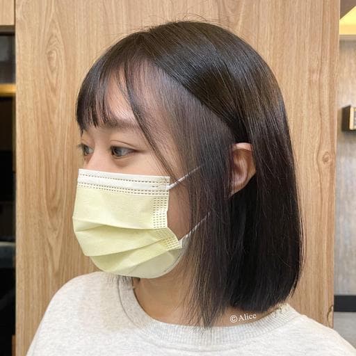女生短髮、設計染、隱藏式染髮
