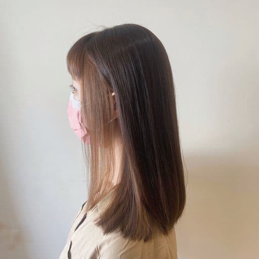 女生中長髮、女生染髮、漂色