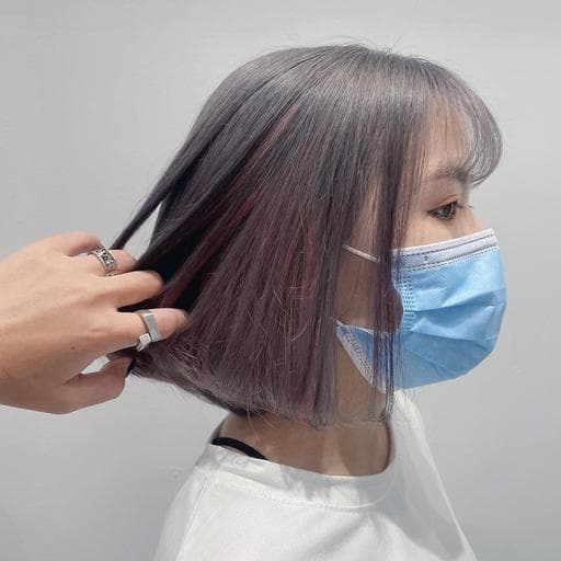 女生中長髮、女生染髮、漂色