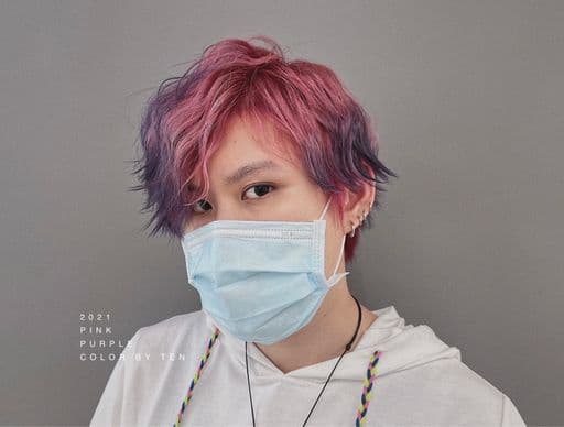 女生短髮、長瀏海、女生染髮