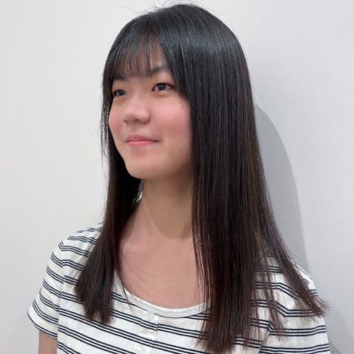 女生長髮、短瀏海、女生燙髮