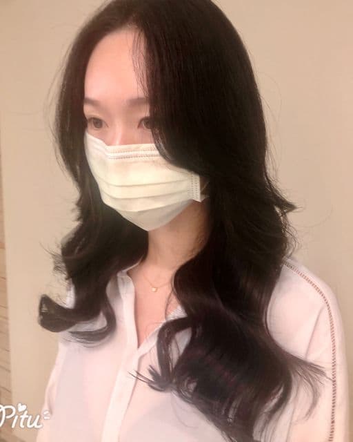 女生長髮、長瀏海、女生燙髮