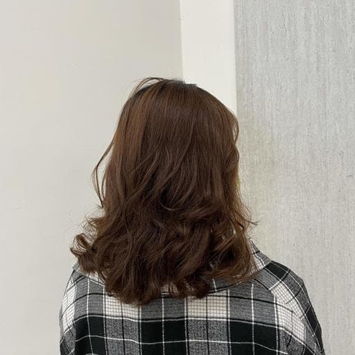 女生中長髮、韓系捲度、韓系