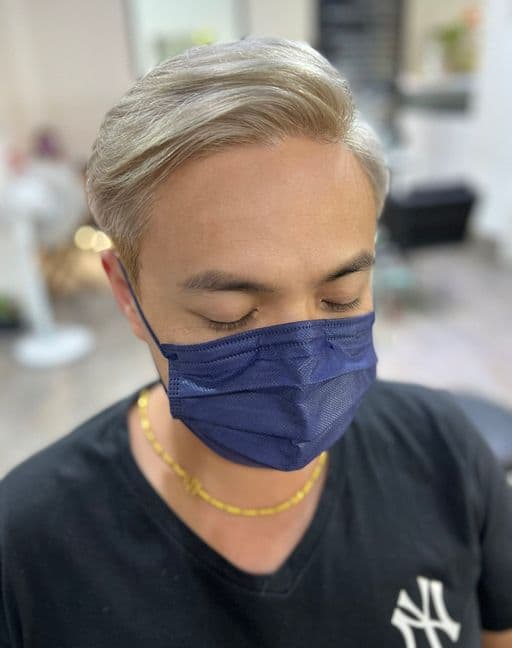 男生短髮、男生染髮、漂色