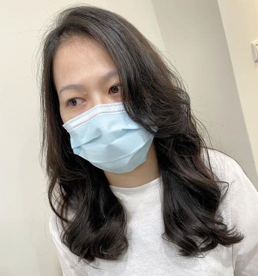 女生長髮、長瀏海、女生燙髮