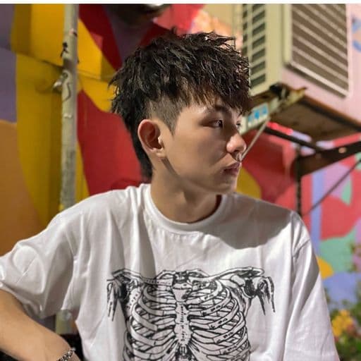 男生韓系紋理燙、男生Mullet頭-(小狼尾髮型)、渣男燙