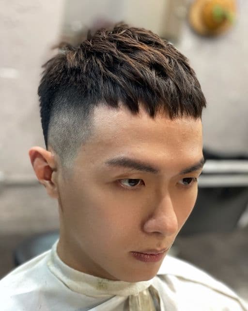 男生短髮、男生染髮、不用漂髮