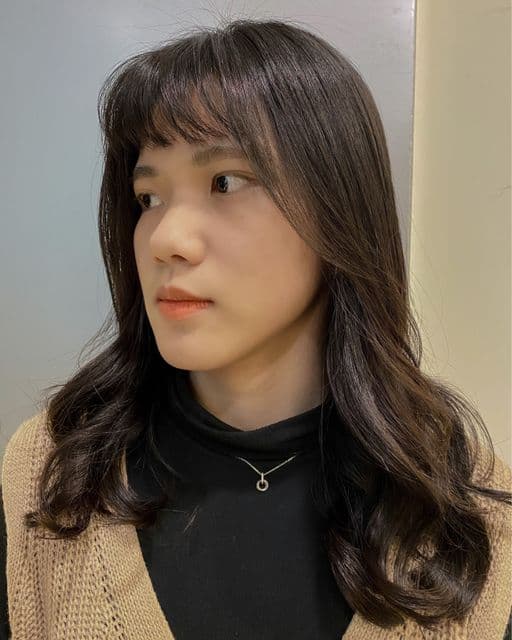 女生長髮、女生燙髮、溫塑燙