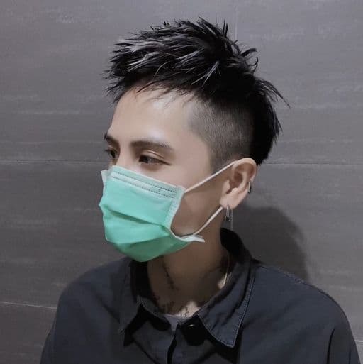 男生短髮、歐美挑染、型男必備