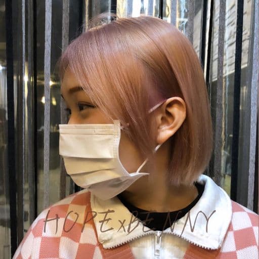女生短髮、長瀏海、女生染髮