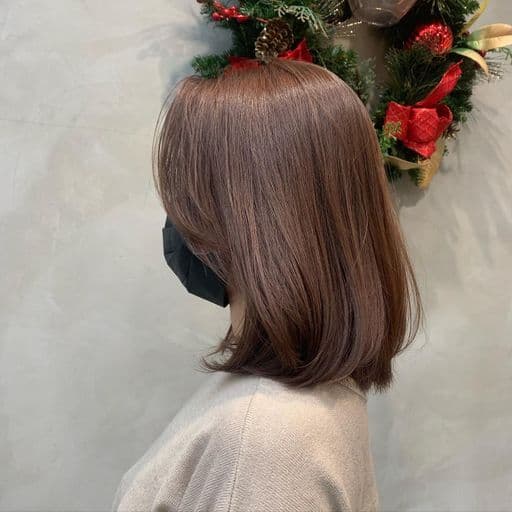 女生中長髮、女生染髮、不用漂髮