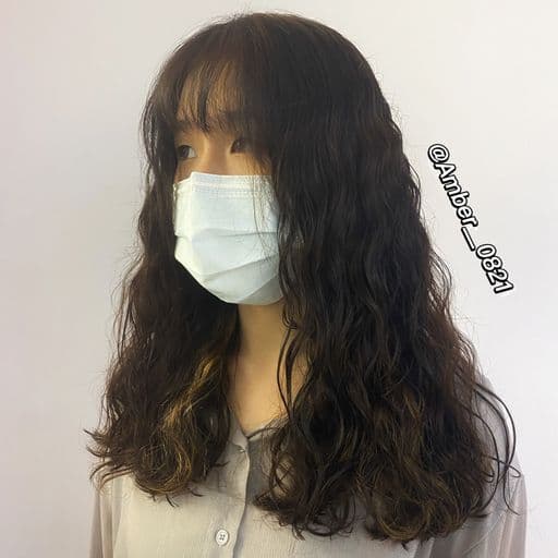 女生長髮、女生燙髮、溫塑燙