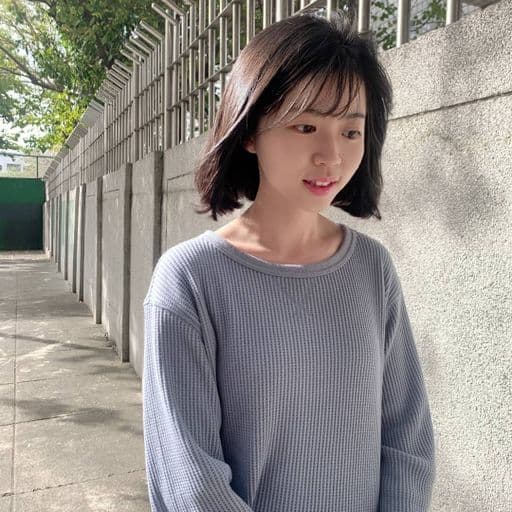 女生短髮、短瀏海、細軟髮