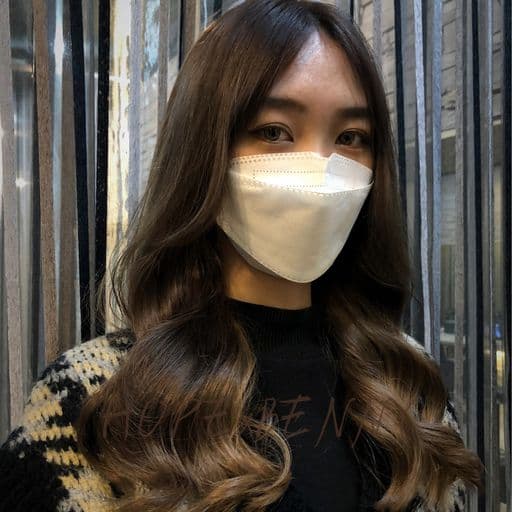 女生長髮、短瀏海、女生染髮