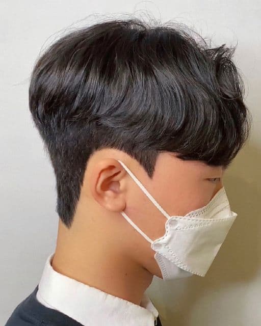 男生短髮、長瀏海、男生燙髮
