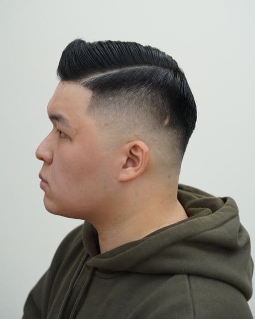男生短髮、短瀏海、圓臉