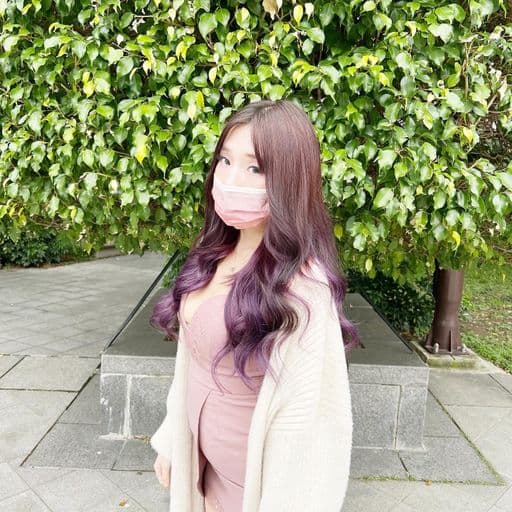 女生長髮、短瀏海、女生染髮