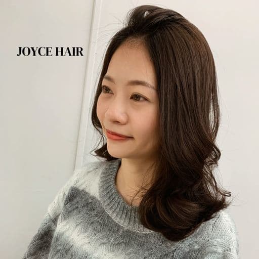 女生中長髮、女生燙髮、溫塑燙