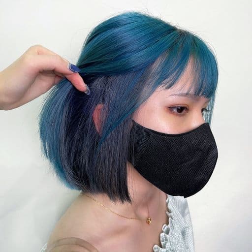 女生短髮、短瀏海、女生染髮