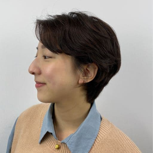 女生短髮、短瀏海、女生染髮