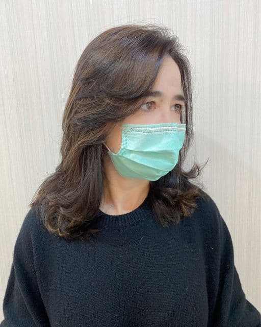 女生長髮、長瀏海、女生染髮