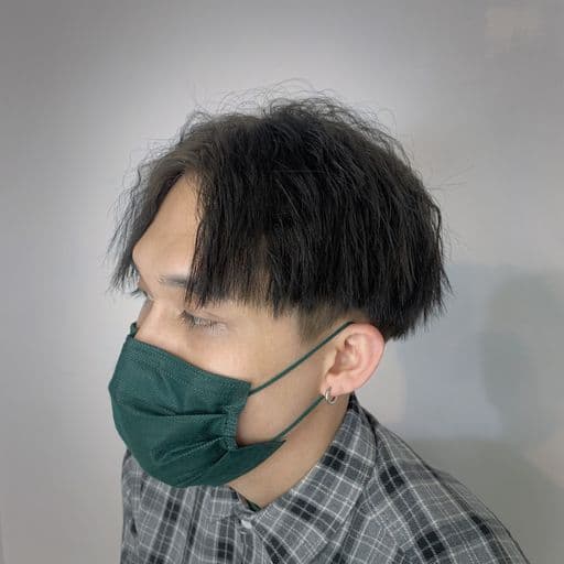 男生短髮、長瀏海、男生染髮