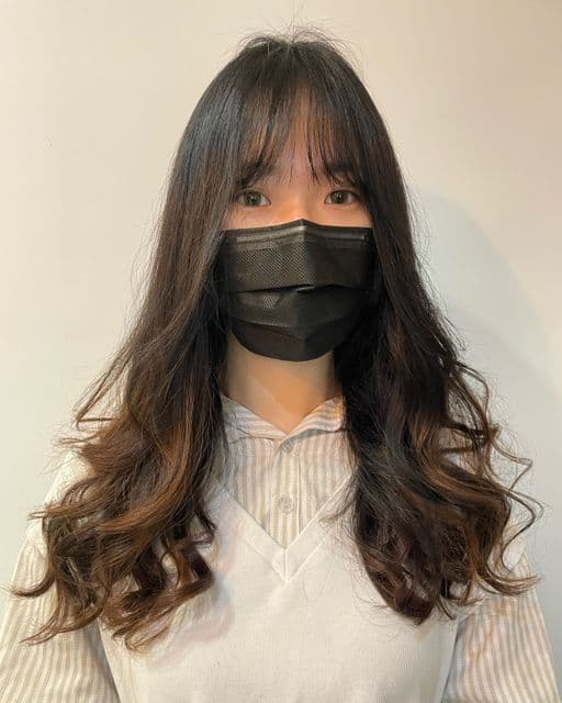 女生長髮、女生燙髮、溫塑燙