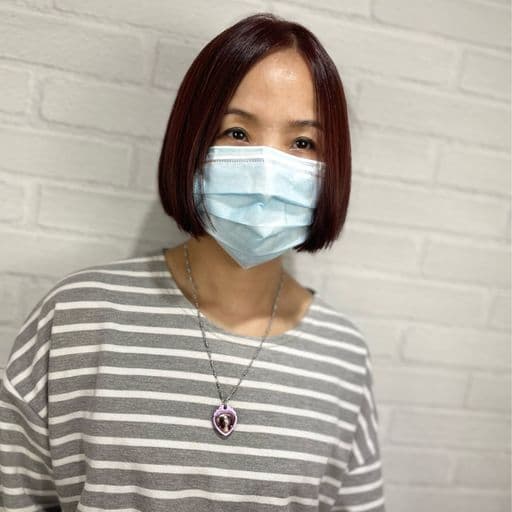 女生短髮、長瀏海、女生染髮
