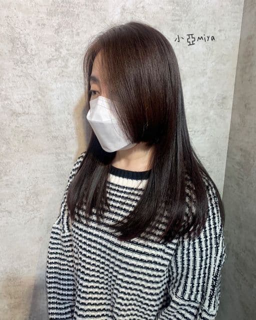 女生長髮、長瀏海、女生染髮