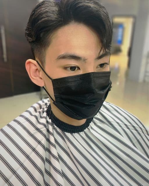 男生短髮、長瀏海、男生燙髮