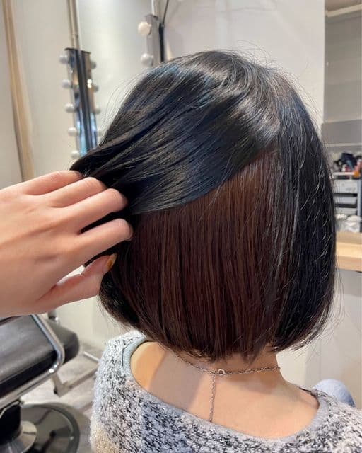 女生短髮、女生染髮、不用漂髮